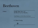 Grand Fugue, Op. 134 piano sheet music cover